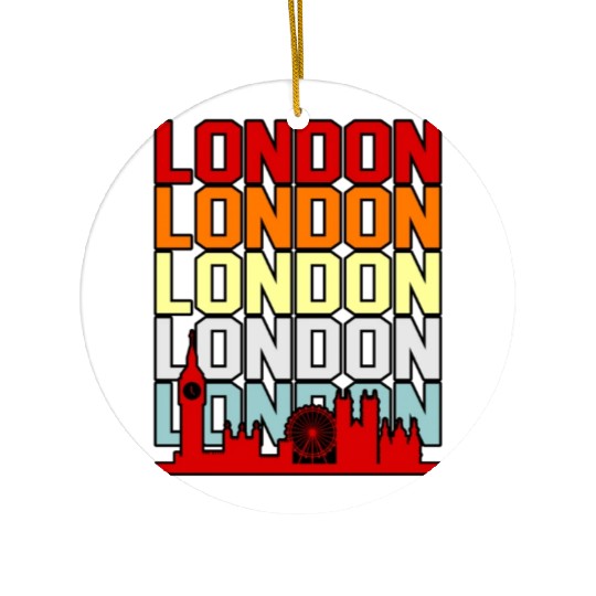 London Funny Gift Idea Ceramic Ornaments