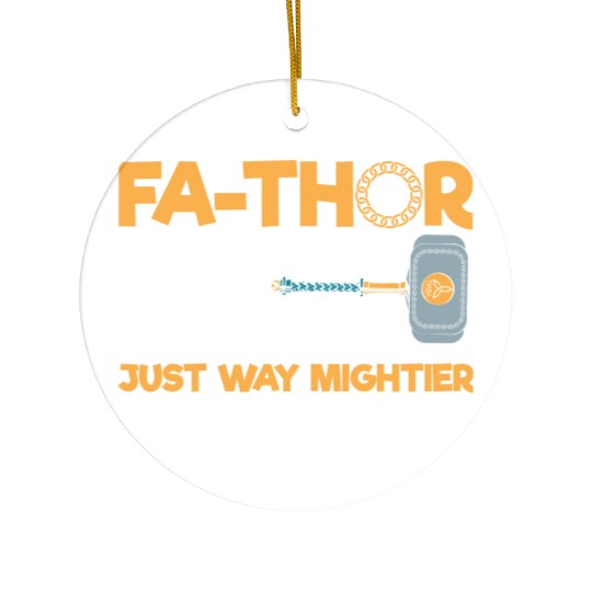 Thor Father Axe Ceramic Ornaments