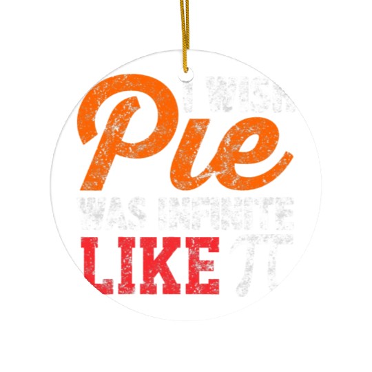 Pi Day Gift Ceramic Ornaments