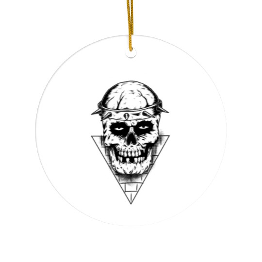 Bull Skull Ceramic Ornaments