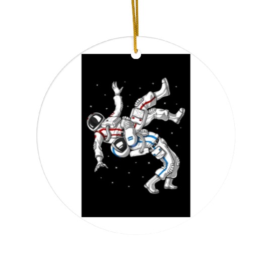 Jiu-Jitsu Astronauts Ceramic Ornaments