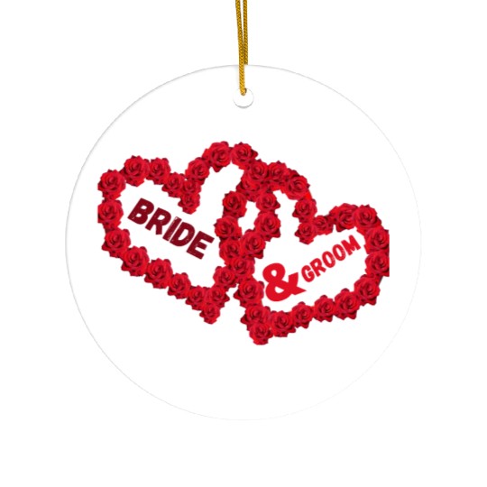 Bride And Groom Essential Classic Ceramic Ornaments