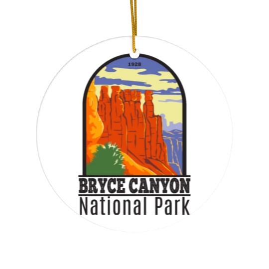 Bryce Canyon National Park Utah Ceramic Ornaments