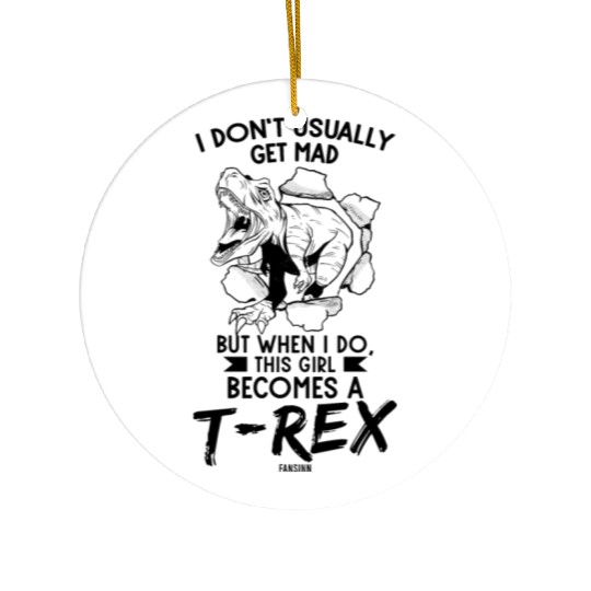 Tyrannosaurus Rex Ceramic Ornaments