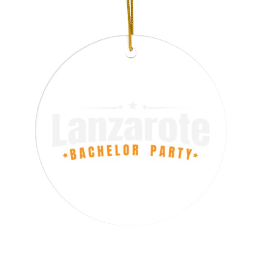 Bachelor Party Ceramic Ornaments Lanzarote Pre Wedding