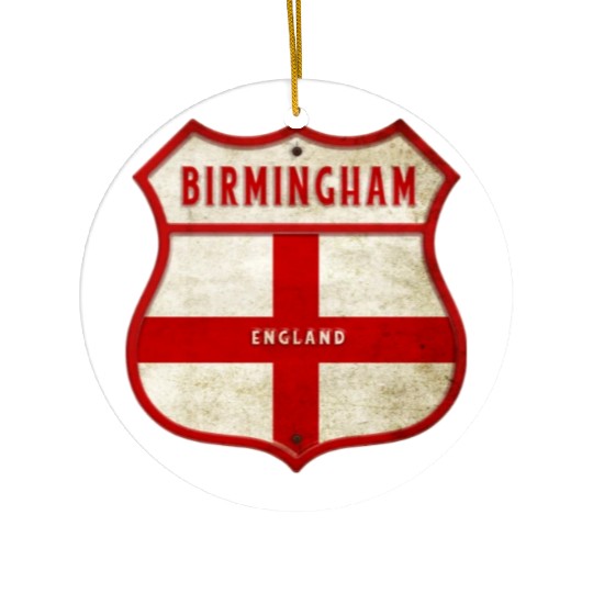Birmingham England coat of arms Ceramic Ornaments