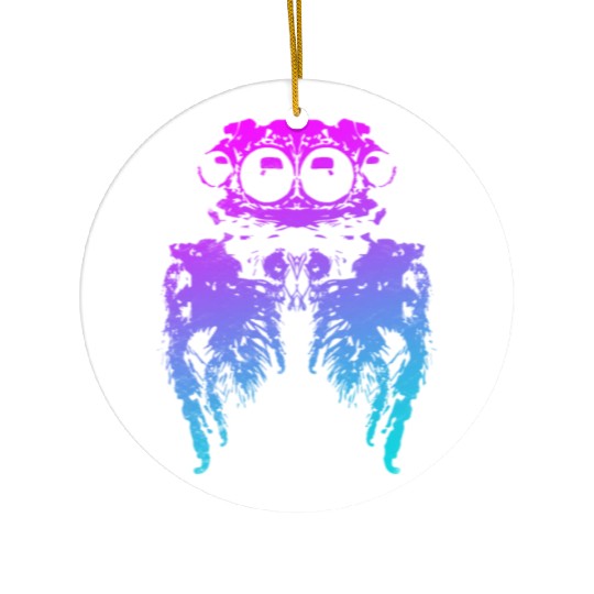 Spider Eyes - Purple Ceramic Ornaments