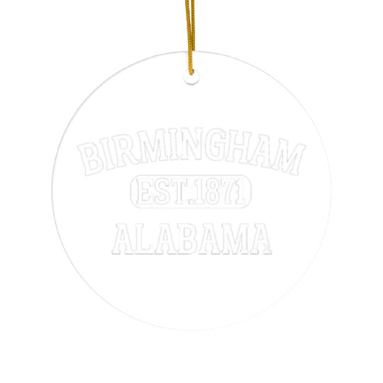 Birmingham Albm Vintage Ceramic Ornaments
