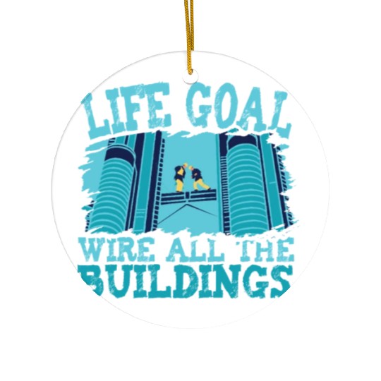 Electrician Electrical Engineer Lineman Ceramic Ornaments