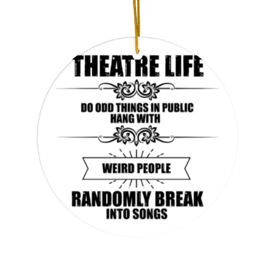 Novelty Hang With Weird People Randomly Break Ceramic Ornaments