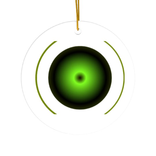 Shapes dark green Ceramic Ornaments