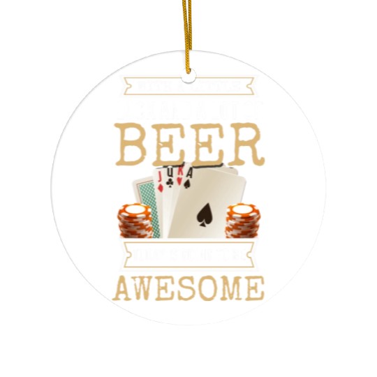 Cards Gambling Poker Face Ceramic Ornaments