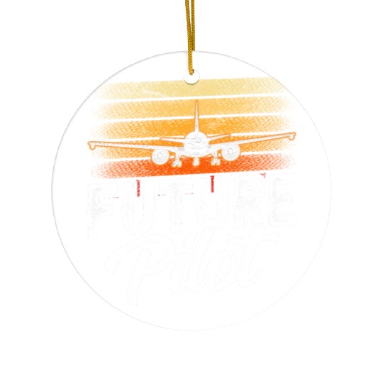 Future Pilot Aircraft Private Small Airplane Ceramic Ornaments
