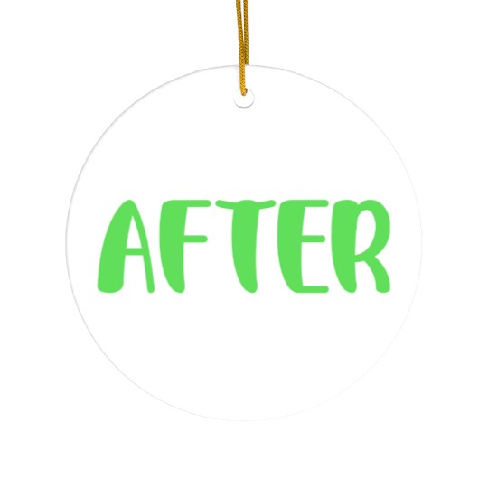 I'm Nicer After Running Ceramic Ornaments