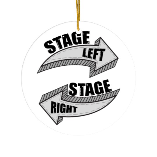 Novelty Dramatic Arts Actors Mockery Statements Ceramic Ornaments