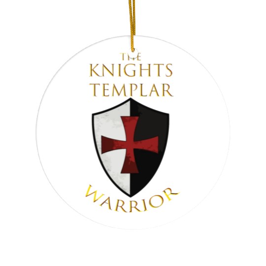Knights Templar Christian Religious Warrior Oath Ceramic Ornaments