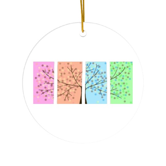 Four Seasons Ceramic Ornaments