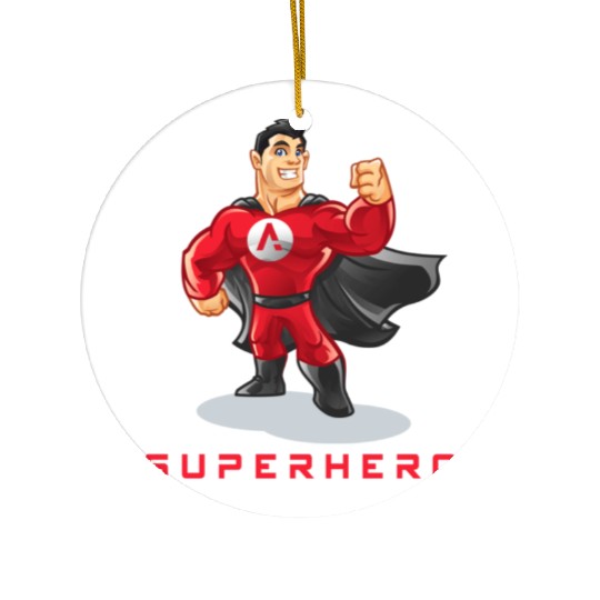 Super hero Ceramic Ornaments