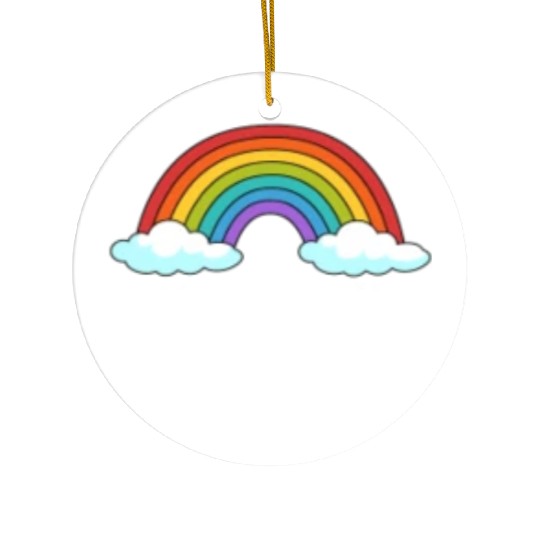 Tacos N Titties Rainbow Lesbian Funny LGBT Ceramic Ornaments