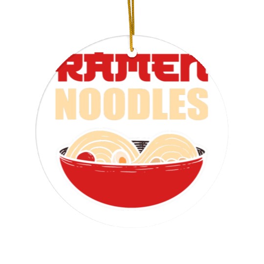 Ramen Noodles Chef Gift Ceramic Ornaments
