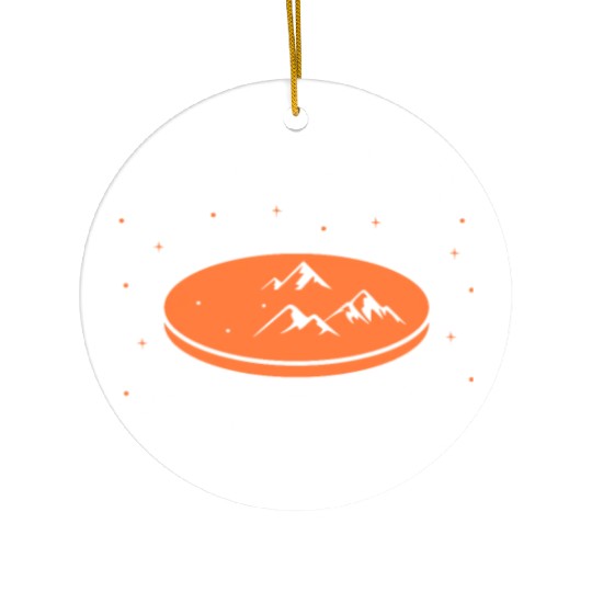 Flat Mars Society Ceramic Ornaments