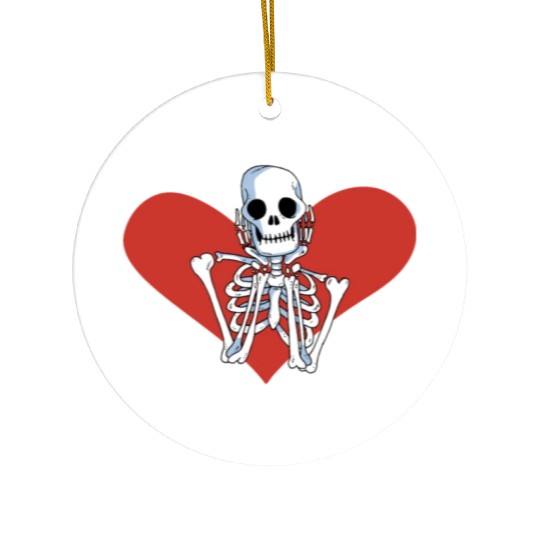 Dead Inside But Still Horny Funny Goth Gift Ceramic Ornaments