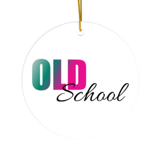 Old school Ceramic Ornaments