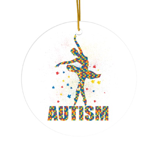 Autism Ballet Dancing To A Different Beat Women Ceramic Ornaments