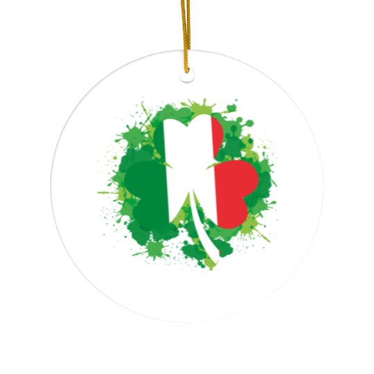 St Patrick Was Italian St Patrick s Day Ceramic Ornaments