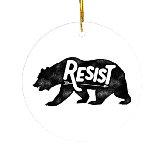 ALT US National Park Service Resist Ceramic Ornaments Bear