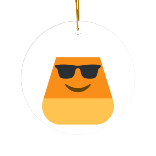 Cool Candy Corn Halloween Costume Ceramic Ornaments