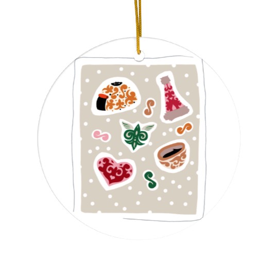 Decorative Ornamental Patterns Ceramic Ornaments