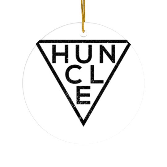 Huncle Triangular Uncle Ceramic Ornaments