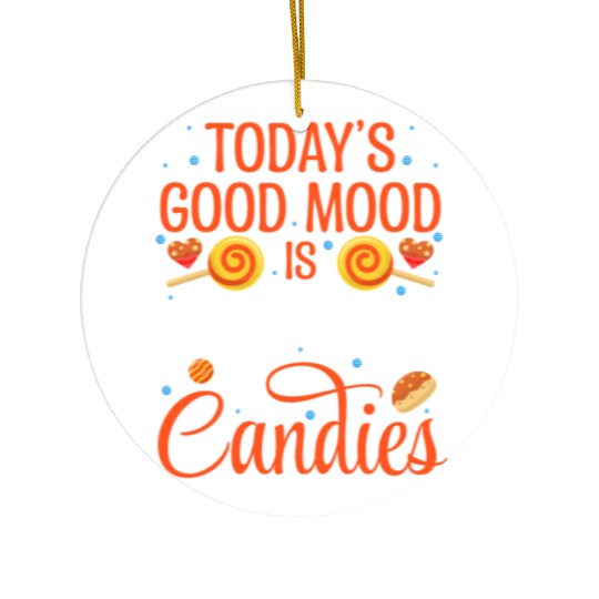 Chocolate Pastry Cake Ceramic Ornaments