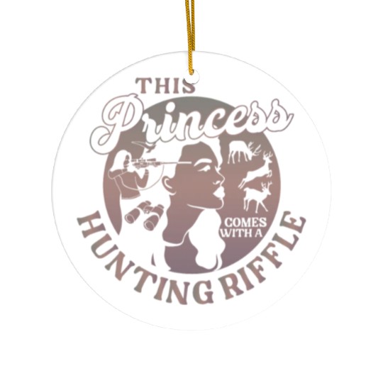 Buck Deer Hunting Hunter Girl This Ceramic Ornaments