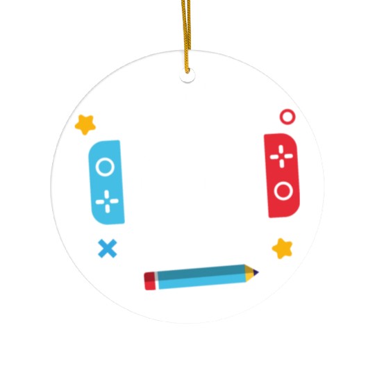 Video Game for 2nd Grade Kids Ceramic Ornaments