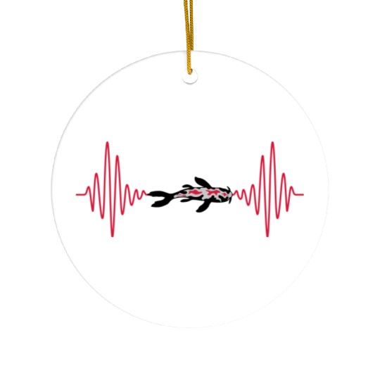 pulse koi fish nishikigoi Ceramic Ornaments