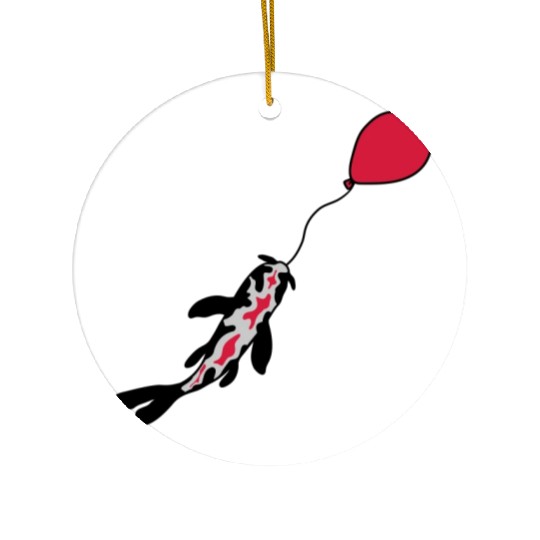 balloon koi fish nishikigoi Ceramic Ornaments