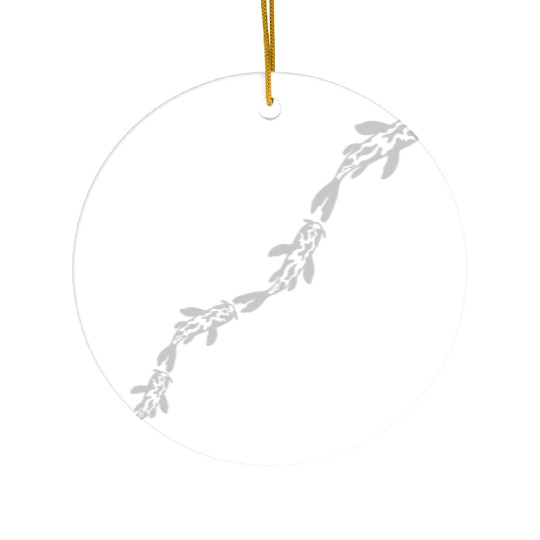 row koi fish nishikigoi Ceramic Ornaments