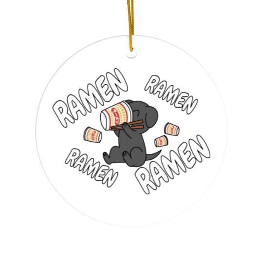 Great Dane Instant Ramen Noodles Ceramic Ornaments