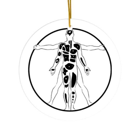 The Bouldering body Ceramic Ornaments