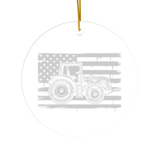 Harvester Agriculture Career Ceramic Ornaments