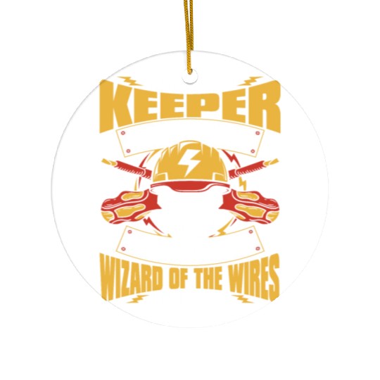 Electrician Electrical Engineer Lineman Ceramic Ornaments