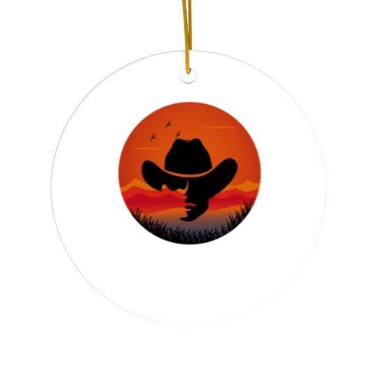 THIS AIN'T MY FIRST RODEO Ceramic Ornaments