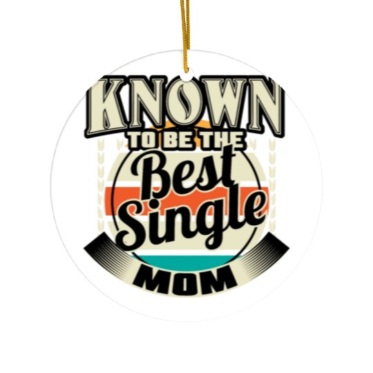 Single Mom Mom Son Gift Idea Ceramic Ornaments