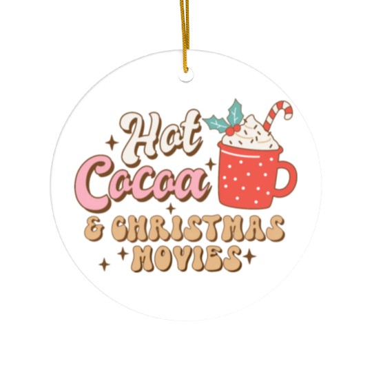 Hot cocoa Ceramic Ornaments