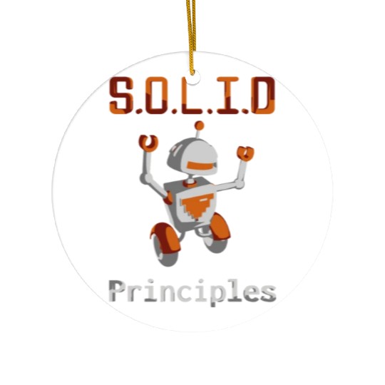 SOLID principles Ceramic Ornaments