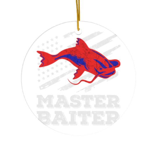 Master Baiter - Wels Catfish Hunter Ceramic Ornaments