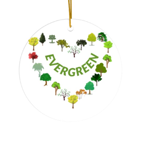 EVERGREEN Ceramic Ornaments