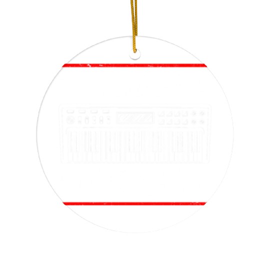 Funny Keyboard Player Music Teacher Humor Ceramic Ornaments